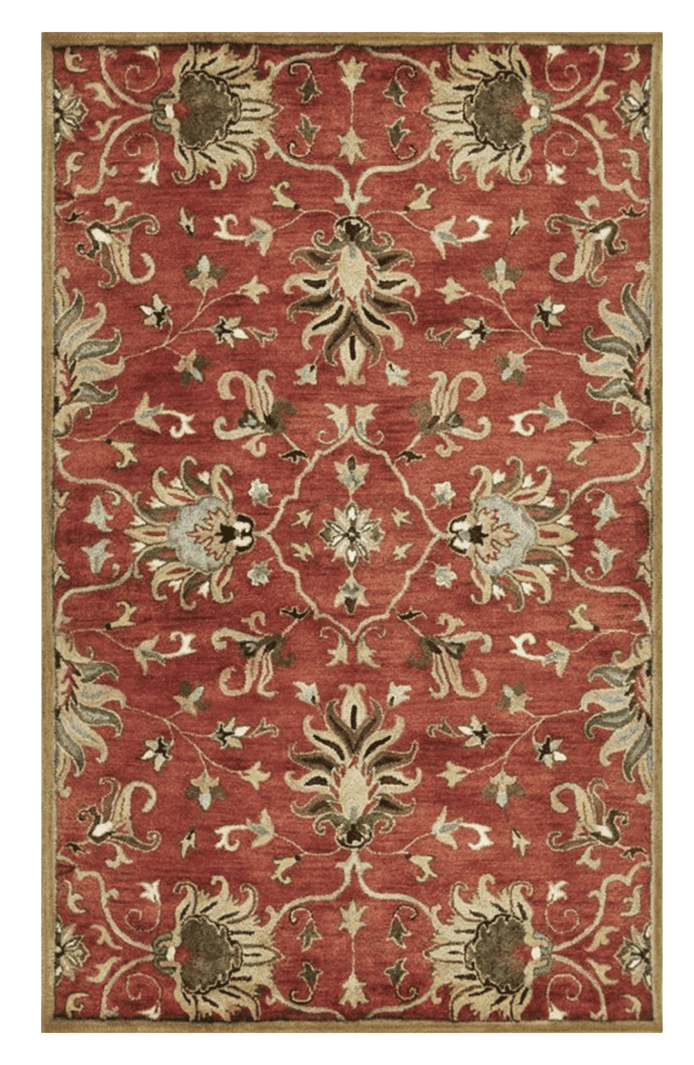 60 X 96 Sienna Wool Rug - Homeroots - Flyclothing LLC