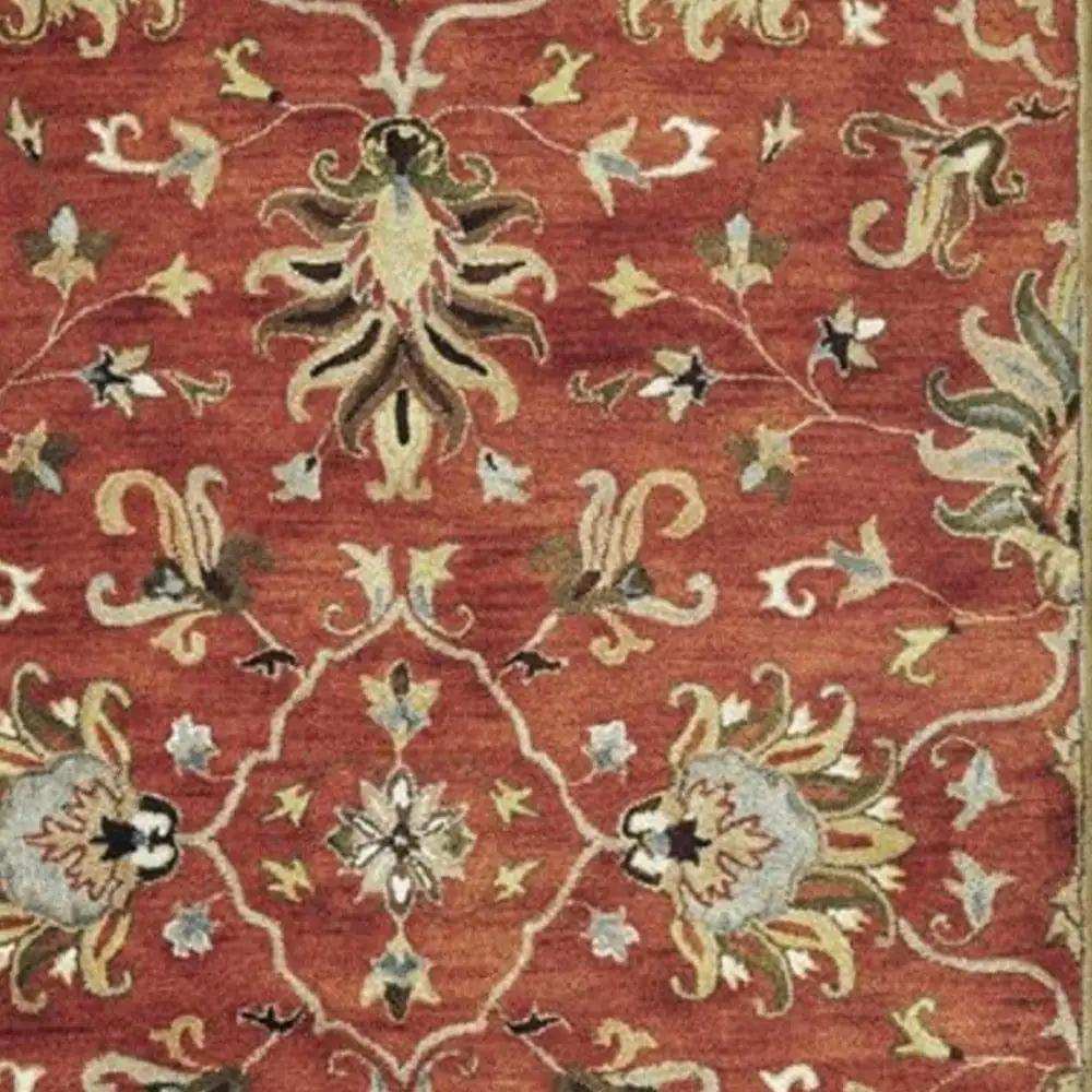 60 X 96 Sienna Wool Rug - Homeroots - Flyclothing LLC