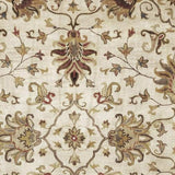 5' X 8' Champagne Beige Hand Tufted Traditional Floral Indoor Area Rug - Homeroots - Flyclothing LLC