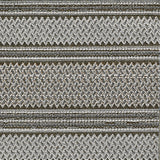 4' X 6' Gray Striped Area Rug - Homeroots
