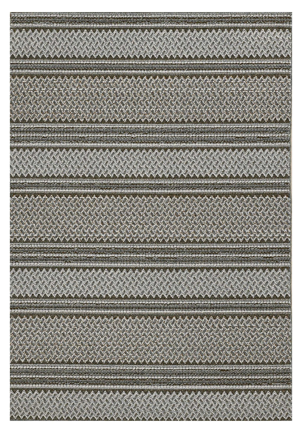 4' X 6' Gray Striped Area Rug - Homeroots - Flyclothing LLC