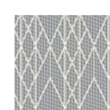 2' X 8' Grey Geometric Lines Runner Rug - Homeroots