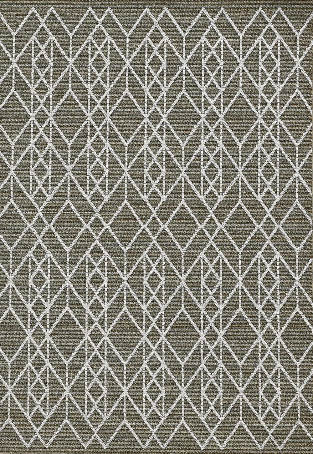 7' X 9' Gray Geometric Indoor Outdoor Area Rug - Homeroots