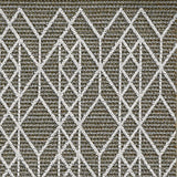 7' X 9' Gray Geometric Indoor Outdoor Area Rug - Homeroots