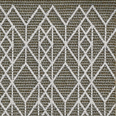 10' X 13' Gray Geometric Indoor Outdoor Area Rug