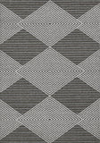 7' X 9' Grey Or Ivory Geometric Diamonds Indoor Outdoor Area Rug - Homeroots