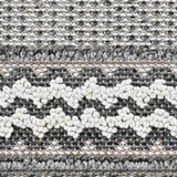 4' X 6' Taupe Striped Area Rug - Homeroots
