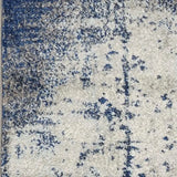 7' X 10' Ice Blue Machine Woven Abstract Indoor Area Rug - Homeroots - Flyclothing LLC