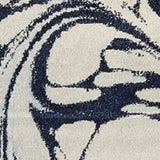 7' X 10' Blue Machine Woven Abstract Indoor Area Rug - Homeroots - Flyclothing LLC