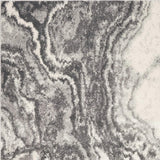 3' X 5' Ivory Grey Machine Woven Marble Indoor Area Rug - Homeroots - Flyclothing LLC