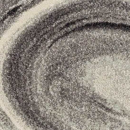 3' X 5' Grey Black Machine Woven Marble Indoor Area Rug - Homeroots - Flyclothing LLC