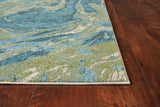 3' X 5' Multicoloured Abstract Shag Area Rug - Homeroots
