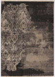4' X 6' Taupe and Black Abstract Area Rug - Homeroots - Flyclothing LLC
