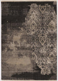 4' X 6' Taupe and Black Abstract Area Rug - Homeroots - Flyclothing LLC