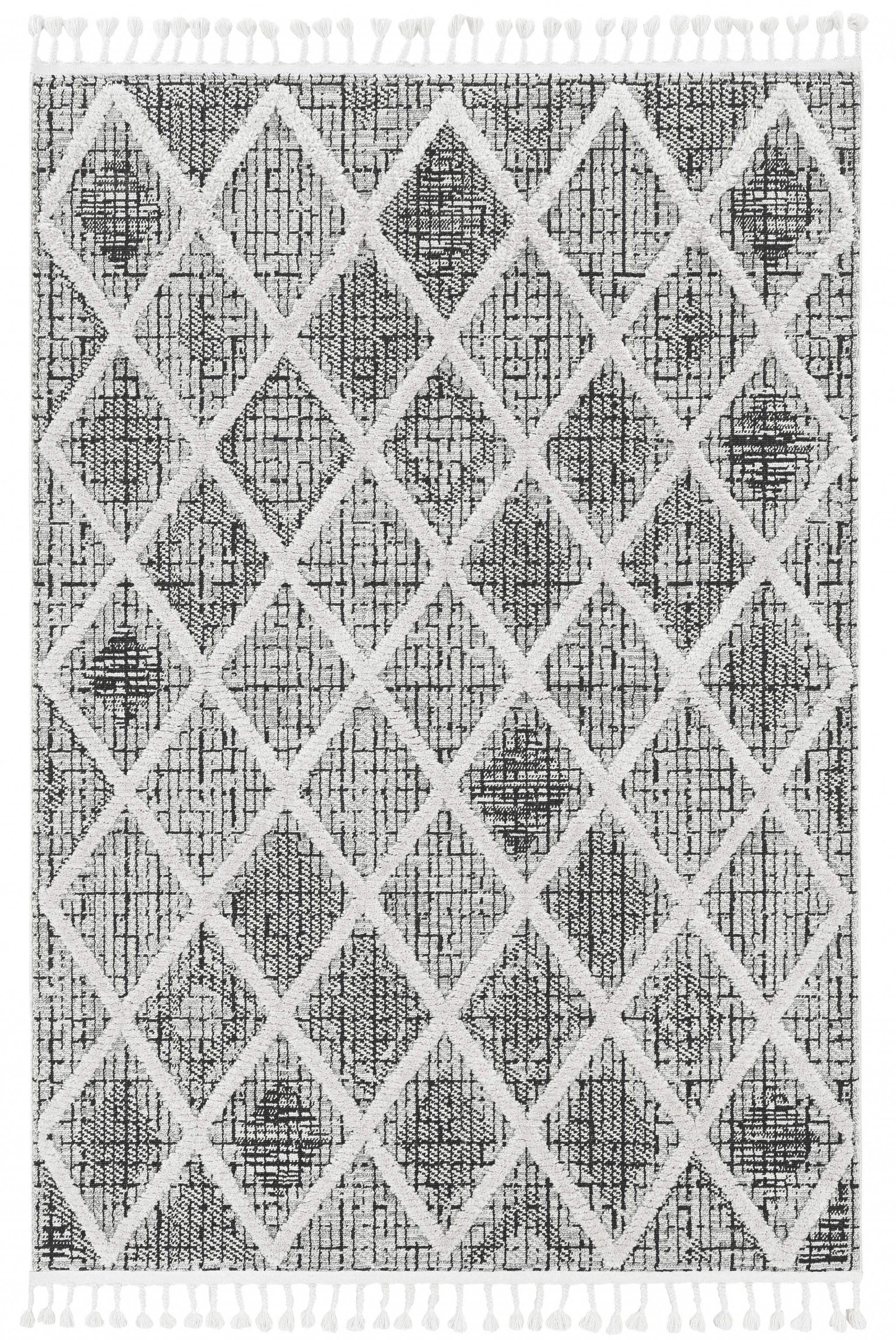 12' X 15' Charcoal Geometric Area Rug - Homeroots - Flyclothing LLC
