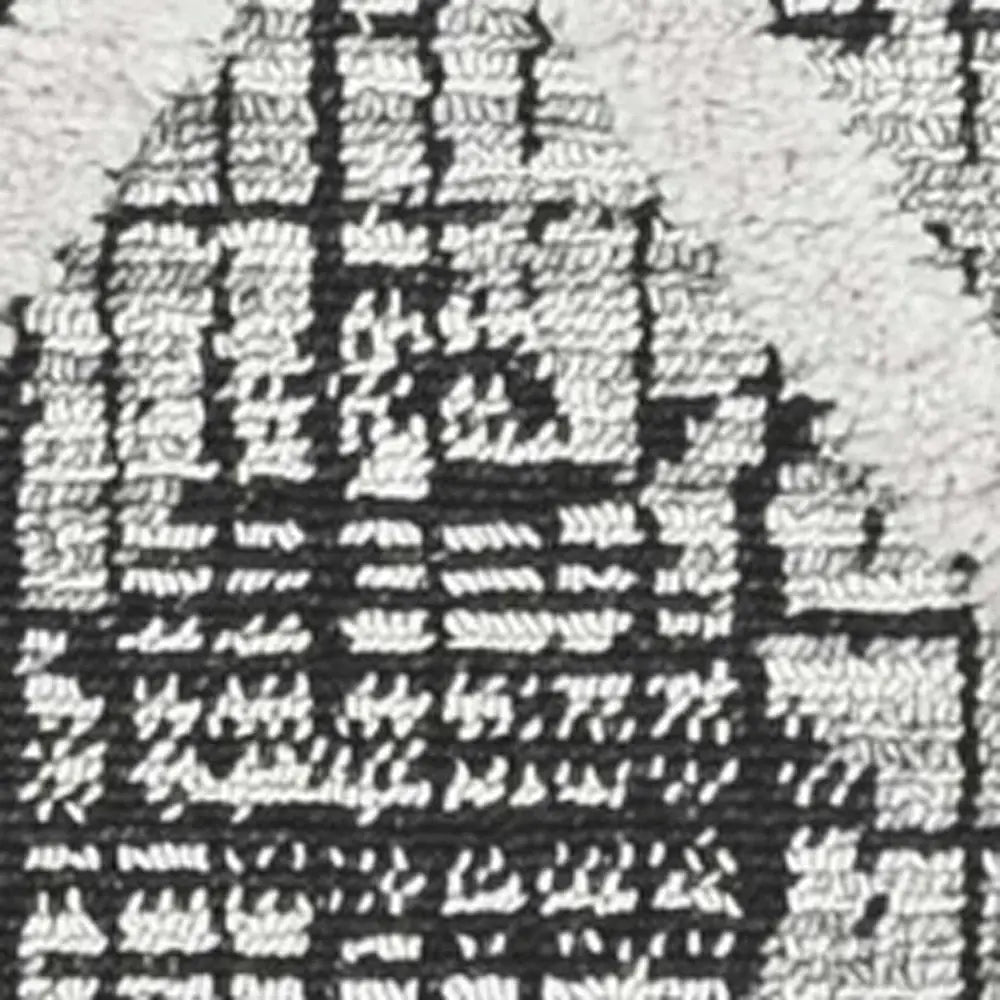 12' X 15' Charcoal Geometric Area Rug - Homeroots - Flyclothing LLC