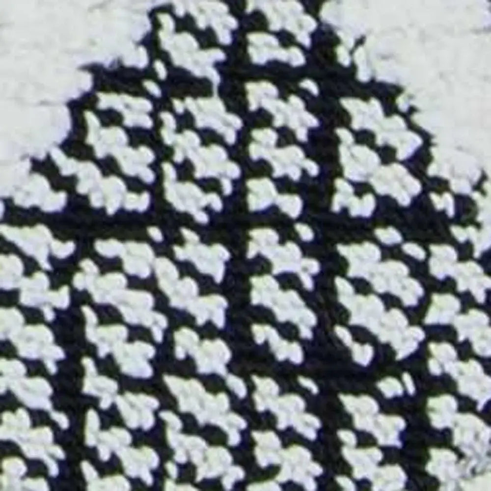 8' Runner Charcoal Geometric Runner Rug - Homeroots - Flyclothing LLC