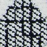 8' Runner Charcoal Geometric Runner Rug - Homeroots - Flyclothing LLC