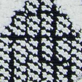 8' Runner Charcoal Geometric Runner Rug - Homeroots - Flyclothing LLC