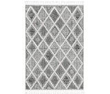 105 X 156 Charcoal Polyester Rug - Homeroots - Flyclothing LLC
