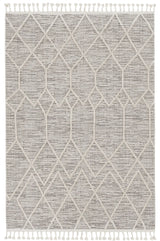 5' X 8' Gray and Ivory Abstract Area Rug - Homeroots - Flyclothing LLC
