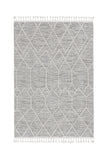 9' X 13' Ivory Grey Machine Woven Geometric Indoor Area Rug - Homeroots