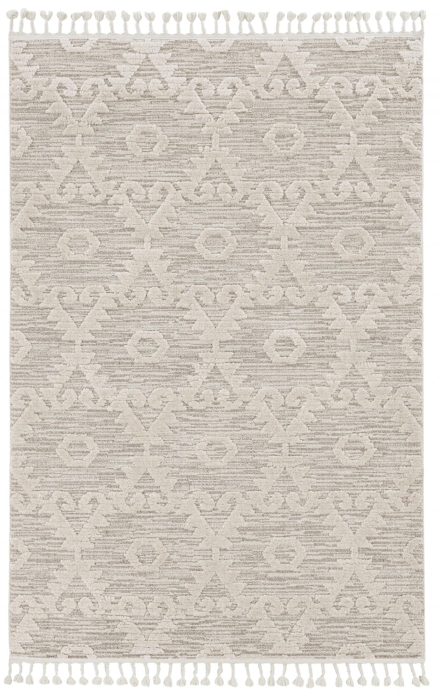 12' X 15' Ivory Beige Area Rug - Homeroots - Flyclothing LLC