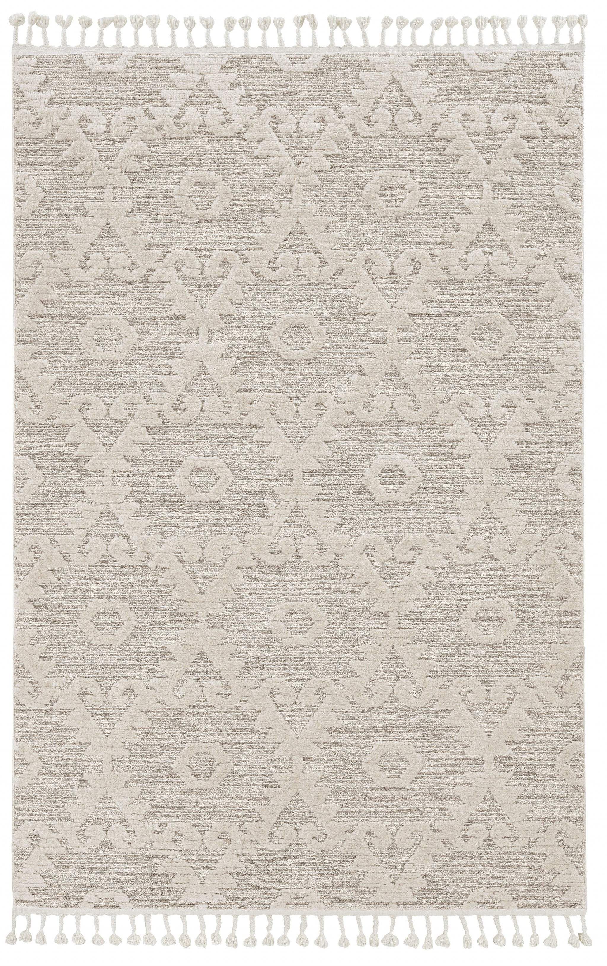12' X 15' Ivory Beige Area Rug - Homeroots - Flyclothing LLC