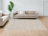 12' X 15' Ivory Beige Area Rug - Homeroots