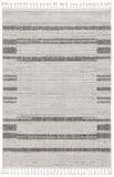 12' X 15' Gray and Ivory Abstract Area Rug - Homeroots
