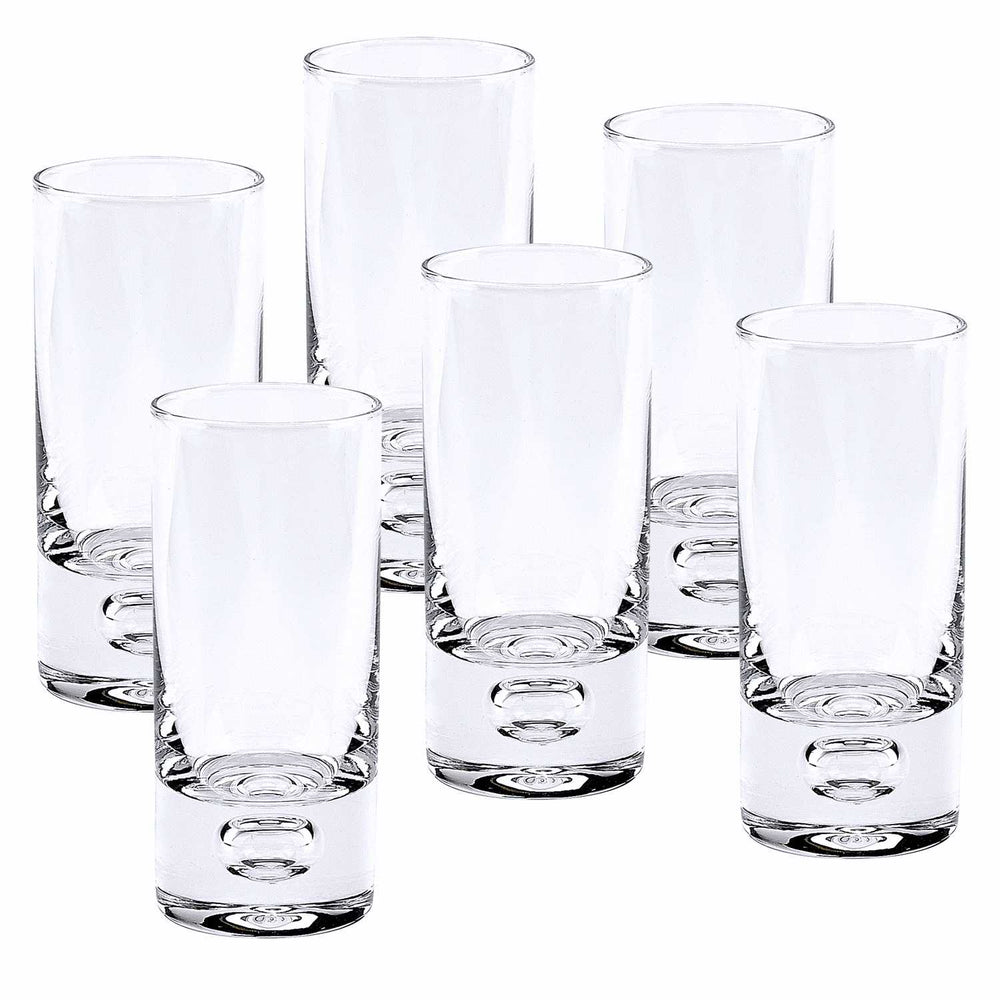 Mouth Blown Crystal 6 Pc Shot Or Vodka Glass Set  3 Oz - Homeroots