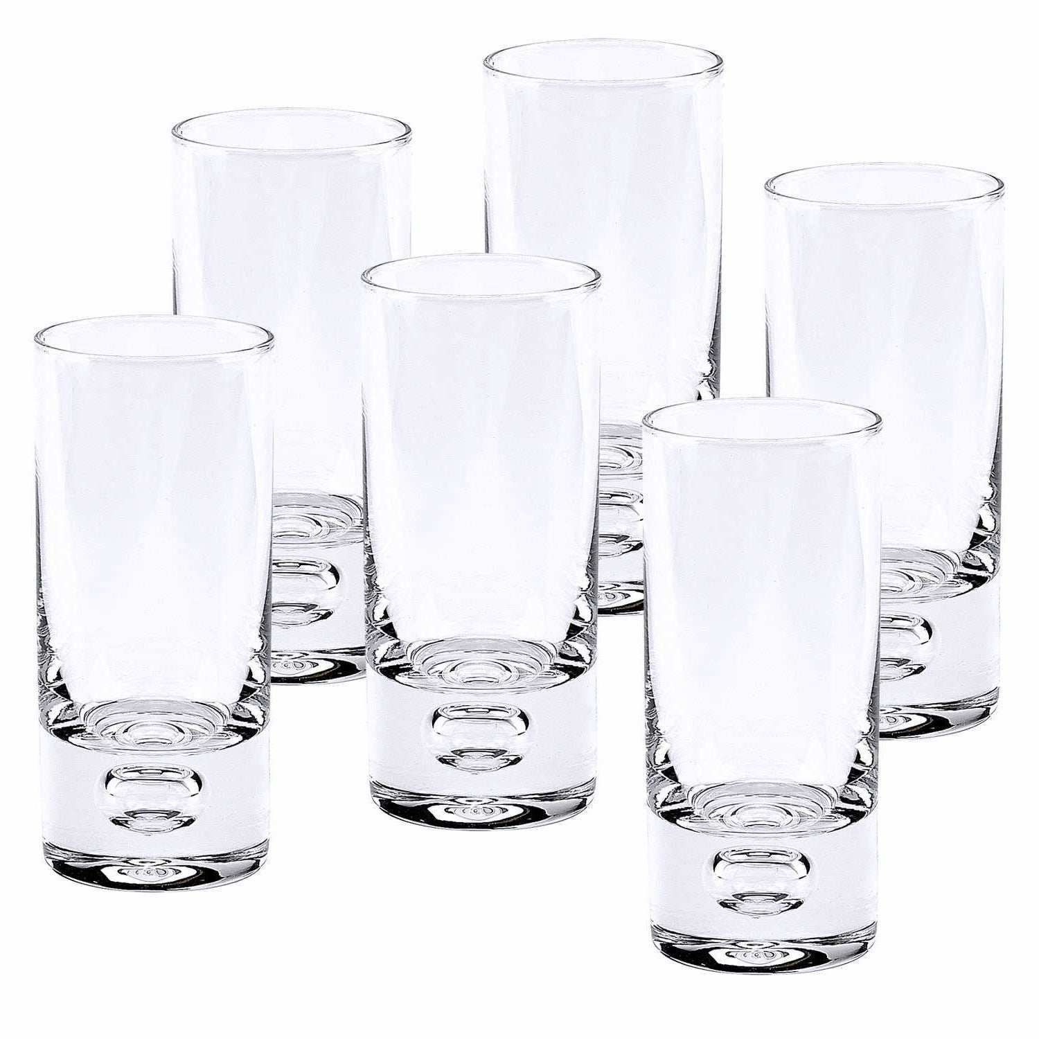 Mouth Blown Crystal 6 Pc Shot Or Vodka Glass Set 3 Oz - Homeroots - Flyclothing LLC