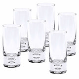 Mouth Blown Crystal 6 Pc Shot Or Vodka Glass Set  3 Oz - Homeroots