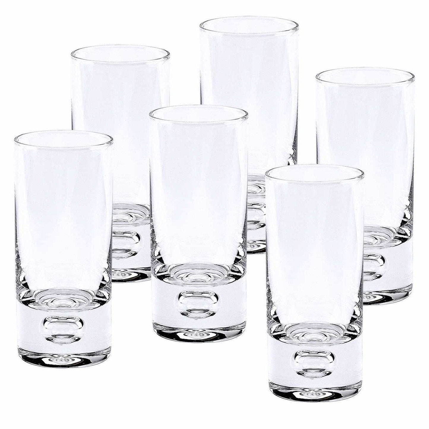 Mouth Blown Crystal 6 Pc Shot Or Vodka Glass Set 3 Oz - Homeroots - Flyclothing LLC