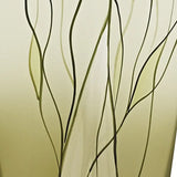 8 Mouth Blown European Made Green Glass Hand Decorated Squarish Vase - Homeroots - Flyclothing LLC