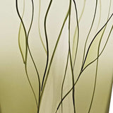 8 Mouth Blown European Made Green Glass Hand Decorated Squarish Vase - Homeroots - Flyclothing LLC