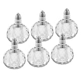 Individual Silver Crystal Zendra Design Salt And Peppers  Gift Boxed 6 Pc Set - Homeroots