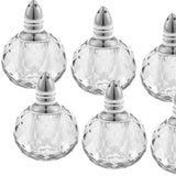 Individual Silver Crystal Zendra Design Salt And Peppers  Gift Boxed 6 Pc Set - Homeroots