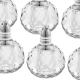 Individual Silver Crystal Zendra Design Salt And Peppers  Gift Boxed 6 Pc Set - Homeroots