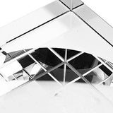 7" Clear Crystal Square Tabletop Cigar Ashtray - Homeroots - Flyclothing LLC