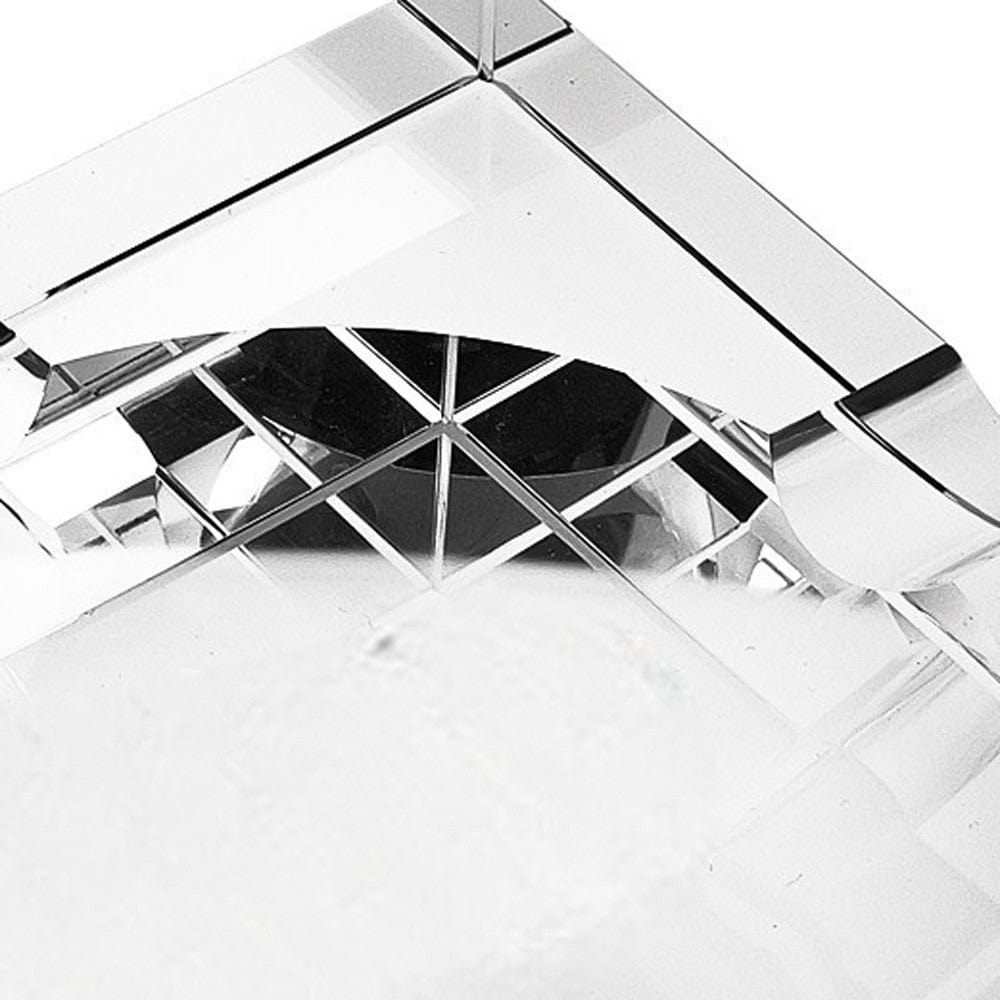 7" Clear Crystal Square Tabletop Cigar Ashtray - Homeroots - Flyclothing LLC