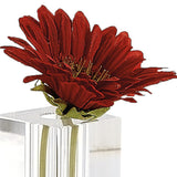 7 Hand Crafted Crystal Square Optical Bud Vase - Homeroots