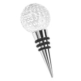 Hand Crafted Crystal Golf Ball Bottle Stopper - Homeroots