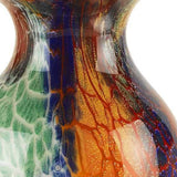 11 Multicolor Art Glass Vase - Homeroots