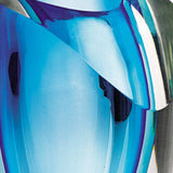 9 Blue Art Glass Vase - Homeroots - Flyclothing LLC