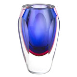 6 Mouth Blown Purple Art Glass Vase - Homeroots - Flyclothing LLC