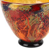11 Mouth Blown Art Glass Centerpiece Or Punch Bowl - Homeroots