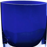 8 Mouth Blown Glass European Made Light Cobalt Vase - Homeroots - Flyclothing LLC