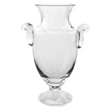 12 Mouth Blown Crystal European Made Trophy Vase - Homeroots