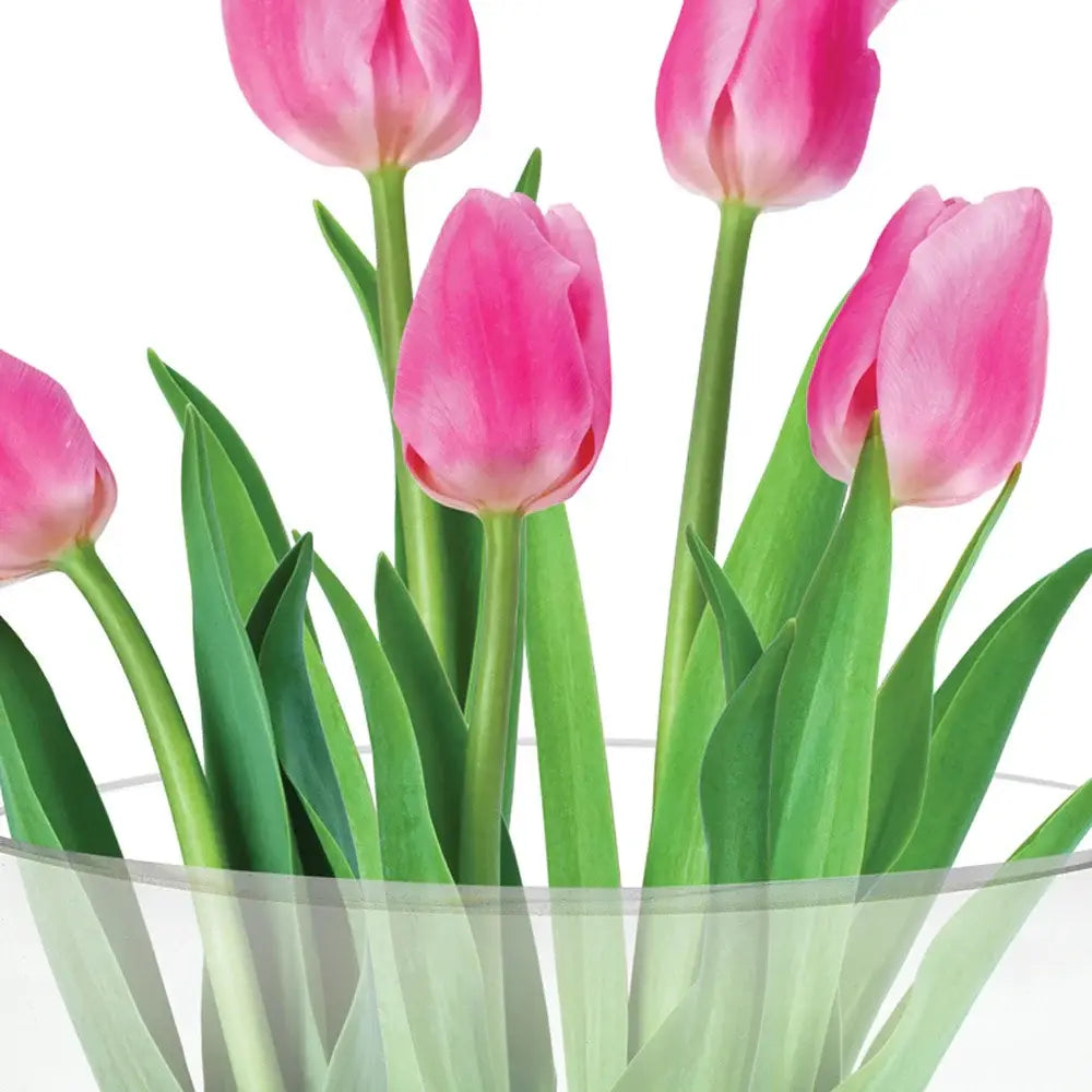 11 Mouth Blown Crystal European Made Pocket Shaped Vase - Homeroots - Flyclothing LLC